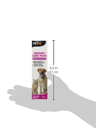 VetIQ Urinary Care Paste, 100g, Pet Remedy Helps Support Healthy Urinary Tract, Cat Supplements For Feline Urological Syndrome, Dog Supplements For Reducing Recurrence of Struvite Stones 1 Clear - PawsPlanet Australia