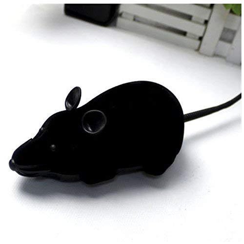 Digital baby Novelty Funny RC Wireless Remote Control Rat Mouse Toy for Cat Dog Pet Black,Gray,Brown (Black) - PawsPlanet Australia