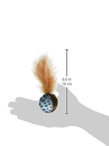[Australia] - Ethical Animal Print Rattle with Catnip, 2-Pack 