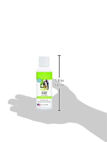 Natural Care for Dogs; Ear Soothe for Irritated Ears with Aloe Vera, Chamomile and Calendula; 4 fl. oz. - PawsPlanet Australia