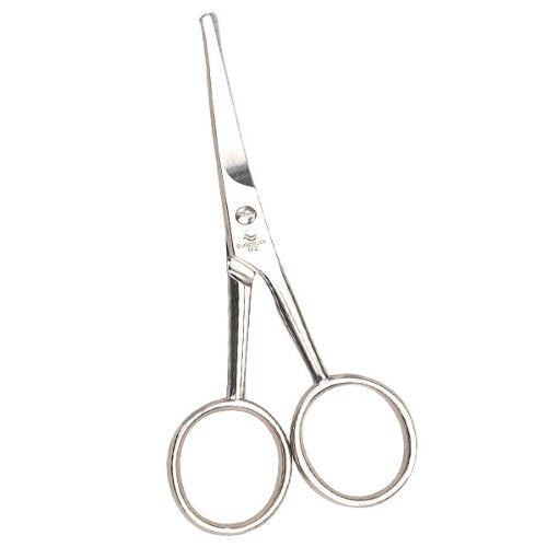Dubl Duck Stainless Steel Ear/Nose Curved Pet Grooming Shears, 4-Inch - PawsPlanet Australia
