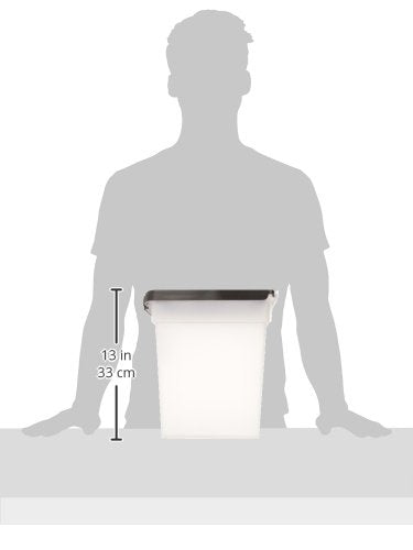 IRIS USA Airtight Dog Food Storage Container Black 12.75 QT - 10 LB - PawsPlanet Australia