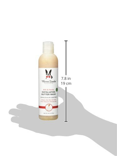 [Australia] - Warren London Exfoliating Butter Wash Dog Shampoo - Made in USA - Conditions and Scrubs Dry Skin & Coat Milk & Honey 8 Ounce 