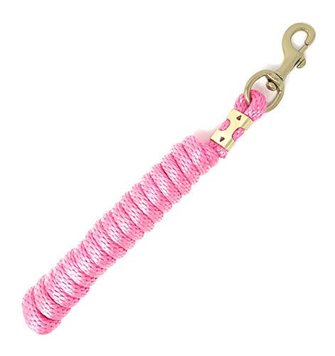 Lead Ropes For Horses l 10 Foot Strong Poly l Soft, Broken In Feel l Handmade In The USA l Heavy Duty Brass Snap l Lots Of Vibrant Colors l Compatible With The Safe Clip by Smart Tie Products - PawsPlanet Australia