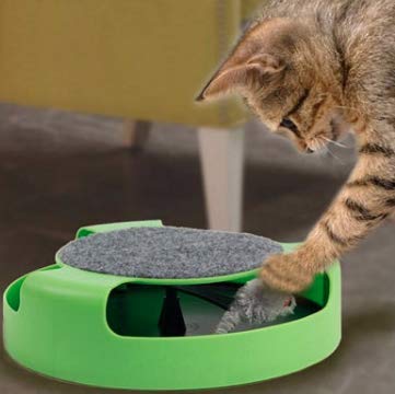 [Australia] - Naked Petshop Cat Scratching Pad Nourish Your Cat's Natural Instinct to Catch The Mouse Toy Which Encourage Exercise and Relieves Stress - Made Material Safe for Cats - Easy Setup 