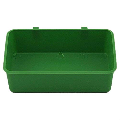 [Australia] - Bird Seed Food Feeder Dish Water Feeder Bowl for Parrot Budgies Parakeet Cockatiel Conure Lovebird Canary Finch Cage 4.7inch 