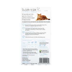 Webbox Cats Delight Lick E Lix Treats 4 Pack Contains 7 X Tasty Yoghurty Treats with Milk & Yoghurt (28 Sachets) - PawsPlanet Australia