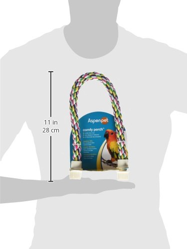 JW Pet Comfy Perch For Birds Flexible Multi-color Rope - PawsPlanet Australia