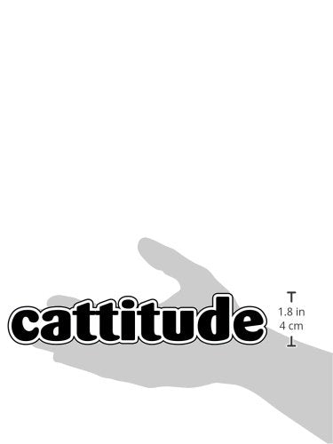 Imagine This Cattitude Car Magnet, 7-Inch by 2-Inch - PawsPlanet Australia