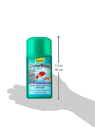 Tetra Pond Crystal Water, Effectively Clears Dirty Pond Water, 250 ml 250 ml (Pack of 1) - PawsPlanet Australia