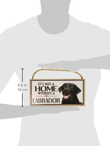 [Australia] - Imagine This Wood Sign for Black Lab Dog Breeds 