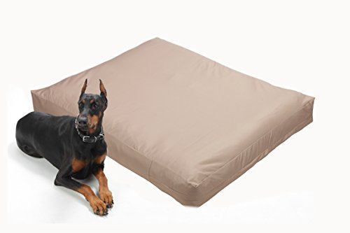 [Australia] - Dog Bed Liner - USA Based - Premium Durable Waterproof Heavy Duty Machine Washable Material with Zipper Opening - 2 Year Warranty Medium Tan 