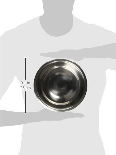 [Australia] - Qt Dog Anti-Skid Standard Stainless Steel Food Bowl, 2 Quart 