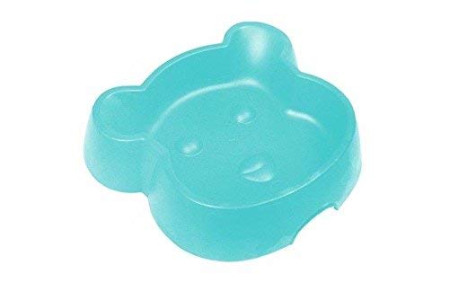 PETS EMPIRE Dog Shape Medium PET Feeding Bowl Easy Clean Plastic, Colour -Random & Smiley Face 1 Piece 600 ML (Green) Green - PawsPlanet Australia