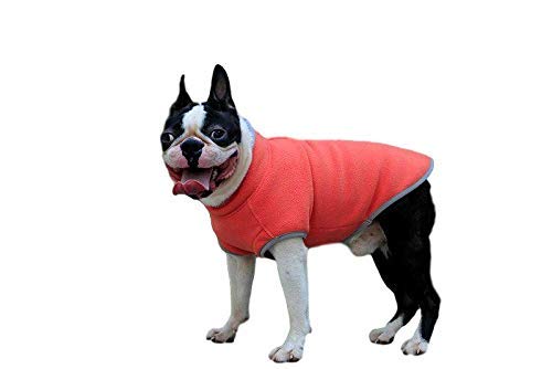 [Australia] - PETCARE Pet Dog Fleece Sweater Winter Clothes Zipper Vest Puppy Pullover Jacket Coat for Small Medium Dogs Cats XS Pink 