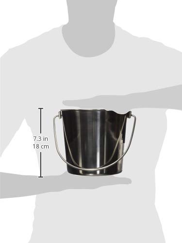 [Australia] - Advance Pet Products Heavy Stainless Steel Round Bucket 4-Quart 