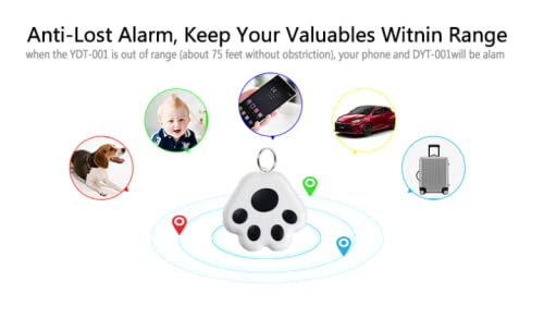 Mini Cat/Dog GPS Tracking Locator, Bluetooth Tracker for Kids Pets Dogs Cats Wallet Luggage Key Finder Smart Tracker Waterproof Portable Device Pet Locator Loss Prevention Blue - PawsPlanet Australia