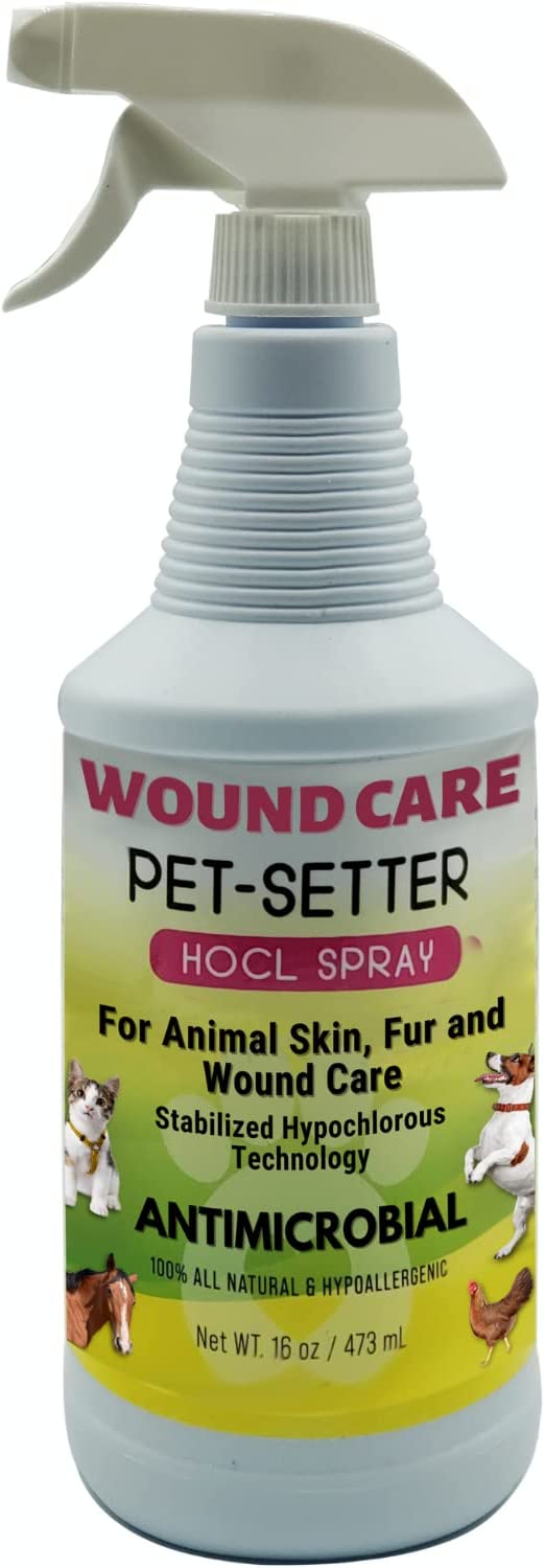 Natural Clean Wound Wash for Pets VetPro, Hypochlorous Acid (HOCl) Cleanser, Gently Cleans Wounds and Cuts, for All Pets and Livestock, No Burning or Stinging Sensation - PawsPlanet Australia