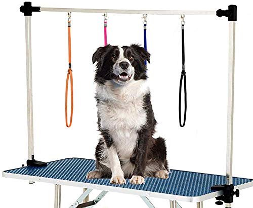 [Australia] - Pet Bathing Tether Straps - Pet Dog Grooming Loop Heavy Duty Nylon Restraint Noose for Pet Bathing - 4 Colors 