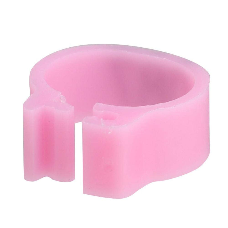 Hffheer Bird Leg Rings 8 mm Bird Leg Clip Rings Plastic Pigeon Leg Bands Numbered Leg Rings for Pigeon Parrot Chicks Duck (Pink) Pink - PawsPlanet Australia