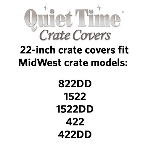 MidWest Homes for Pets Dog Crate Cover Black 22-Inch - PawsPlanet Australia