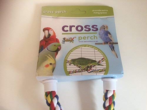 Small Rope Cross Perch - Budgies , Parakeets, Parrots - PawsPlanet Australia