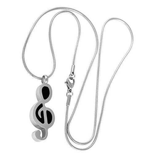 Cherished Urns Music Note Memorial Ash Keepsake Cremation Pendant - PawsPlanet Australia