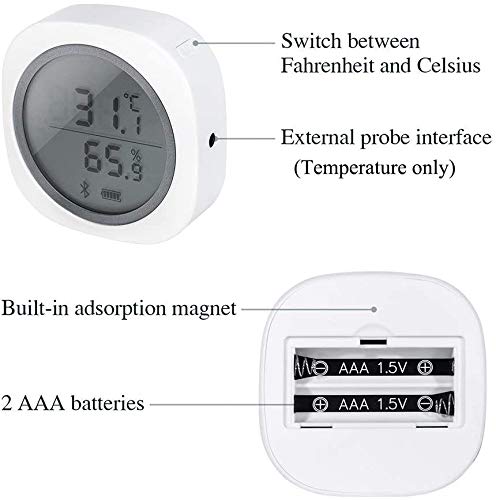 Inkbird IBS-TH1 Plus Bluetooth Temperature and Humidity Sensor- Humidity Temperature Recorder IBS-TH1 Humidity Temperature Recorder - PawsPlanet Australia