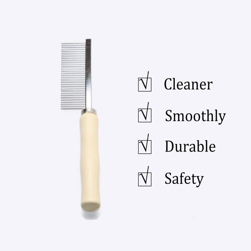 Wooden Handle Grooming Comb for Dogs Cats Pet - PawsPlanet Australia