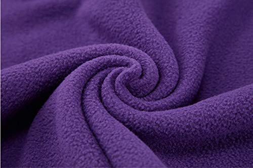 Morezi Dog Coat, Dog Jumper Soft Thick Polyester Fleece Dog Jacket Coat Waistcoat Winter Warm Clothes Reversible Dog Coat for Puppy Medium Large Dogs - Purple - M Medium(Length: 25cm) - PawsPlanet Australia