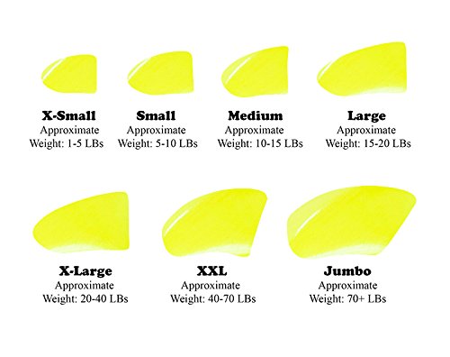 [Australia] - Purrdy Paws 40-Pack Soft Nail Caps for Dogs Claws NEON Yellow XXL 