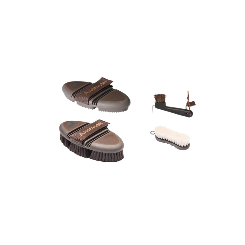 Animalon Starter Set Horse Grooming Brush Set | Basic equipment for grooming | Grooming set for horses | Horse grooming supplies | Care for horses - PawsPlanet Australia