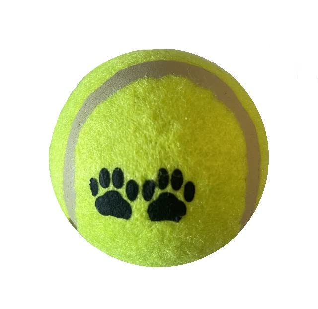 Rubber Tennis Balls Rubber Pet Tennis Balls Large - PawsPlanet Australia