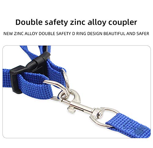 MYKOMI Comfort Step-in Cat Harness and Leash Set for Puppies Cats Kitty Escape Proof Pet Vest Harnesses for Small Animals Rabbit/Mouse/Cats (Small, Black) - PawsPlanet Australia