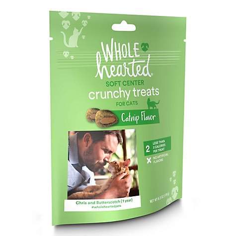 [Australia] - WholeHearted Soft Center Crunchy Catnip Flavor Cat Treats 6.3 OZ 