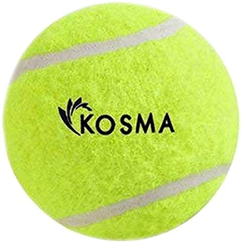 Kosma Set of 48Pc Tennis Dog Balls | Dog Toy Ball | Soft Rubber Tennis Balls for Beginners | Sturdy & Durable | Great for Lessons, Practice (With carrying bag) - Fluorescent Yellow - PawsPlanet Australia