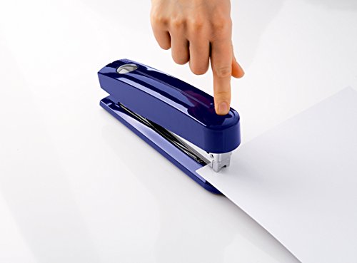 Novus B 7A comfort stapler (30 sheets stapling capacity, automatic function, incl. 200 staples) glossy gray - PawsPlanet Australia