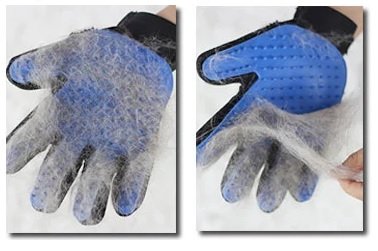 [Australia] - Pet Hair Remover Glove - Right Hand Gentle Pet Grooming Mitt for Dogs and Cats by Prime Pet 