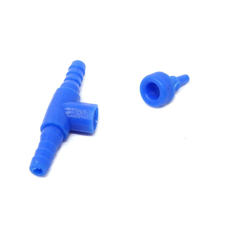 [Australia] - HONBAY 12PCS Plastic Blue Fish Tank Air Pump Control Valves Aquarium Air Valve Connector 