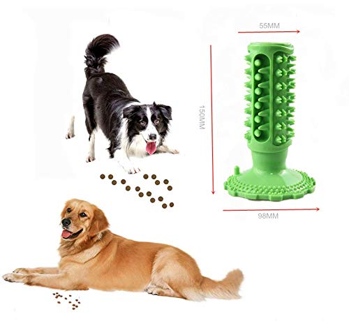 Dog Toys for Medium Dogs Indestructible Dog Chew Toys Dog Teeth Cleaning Toys with Suction Cup Squeaky Dog Toys Suitable for Medium and Large Dogs Interactive Toys for Dogs Green - PawsPlanet Australia