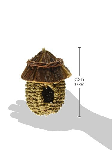 [Australia] - Prevue Pet Products BPV1171 Wood Roof Small Bird Nest 