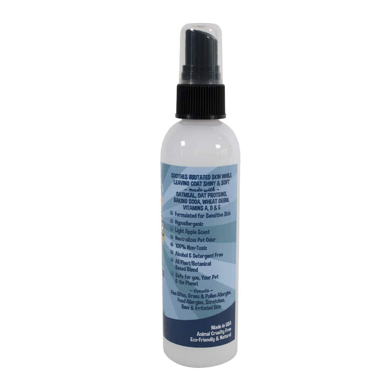 Anti Itch Oatmeal Spray for Dogs and Cats | 100% All Natural Soothing Relief for Dry, Itchy, Bitten or Allergy Damaged Skin Treatment | Professional Quality 4oz - PawsPlanet Australia