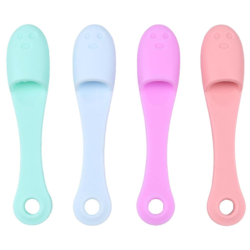 WRIRKN Pack of 4 dog toothbrushes, silica gel toothbrush, dog toothbrush for small dogs, toothbrush for dogs, finger toothbrush - PawsPlanet Australia