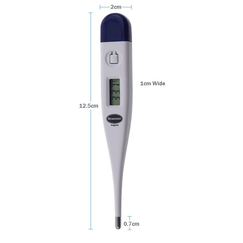 Brannan Digital Vets Thermometer For Pet Owners of Dogs Cats Horses Animals With FREE Veterinary Hobday's Spec Chart - PawsPlanet Australia