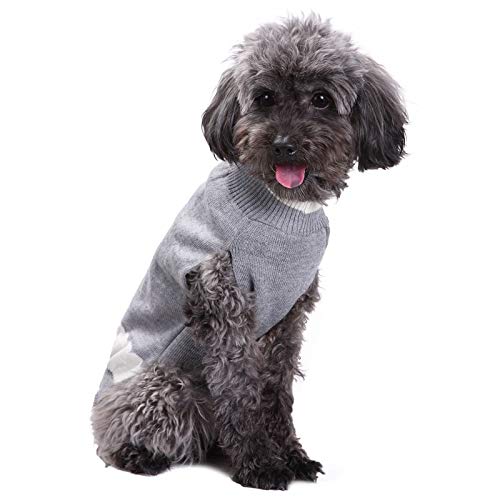 RC GearPro Cute Dog Sweater Knit Elegant Bow Style Sweater Pet Clothes Autumn Winter (XXS) XXS - PawsPlanet Australia