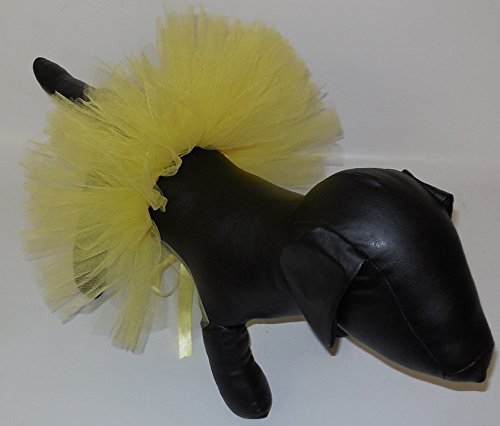[Australia] - Handcrafted in USA Yellow Tulle Tutu for Extra Small Dogs XS 