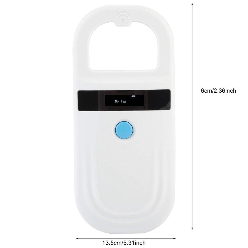 Chip reader microchip scanner RFID 134.2Khz, pet ID pet scanner with 0.91 inch high brightness OLED display for animal tracking - PawsPlanet Australia