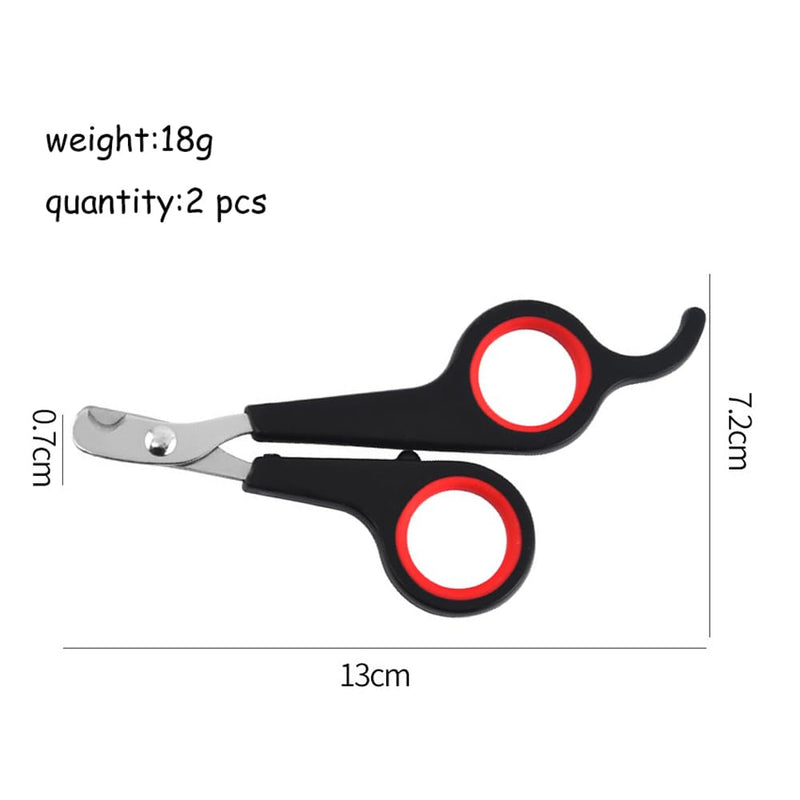 Claw scissors for cats, 2 pieces professional claw scissors, professional cat nail clippers, safety claw pliers for small animals, pets, dogs, guinea pigs - PawsPlanet Australia