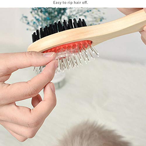 PSM Pet hair remover grooming kit, lint roller, lint and fur remover, sticky roller comes with double sided grooming brush, removes pet hair, dog cat hair remover brush Pet product - PawsPlanet Australia