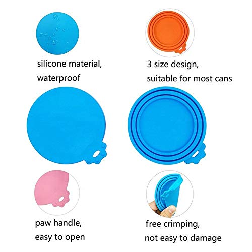 Chemeyes Pet Health Solutions Silicone cover for tinned food (1 piece) - PawsPlanet Australia